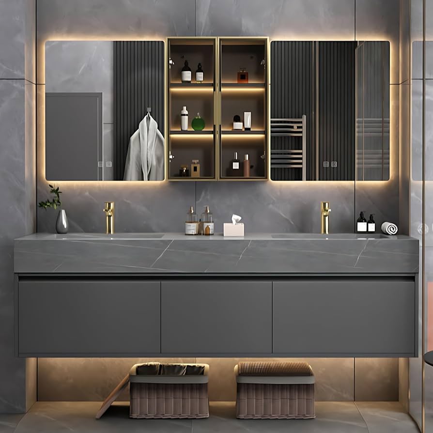 T*i様 HELMZ H2X 550mm GRAY Amazon.com: 72IN Luxurious Bathroom Vanity - Modern Bathroom